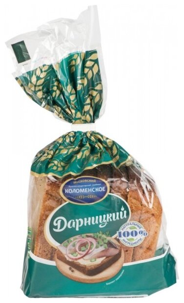 Коломенское Хлеб Дарницкий ржано-пшеничный в нарезке 350 г (фото modal 1)