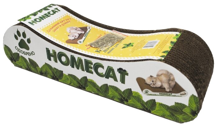 Когтеточка Homecat Мятная волна Mini для котят 12 х 9 х 8 см (фото modal 1)