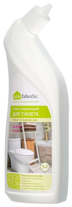 Faberlic гель очищающий для туалета 5 в 1 с ароматом лимона (фото modal 1)
