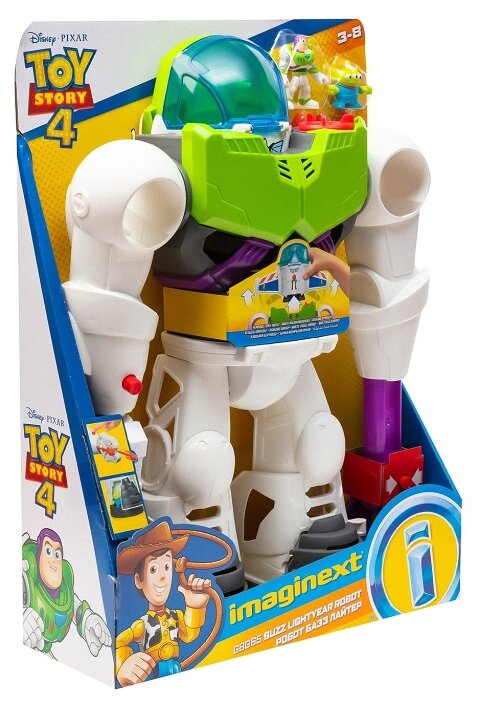Интерактивная игрушка робот-трансформер Imaginext История игрушек Базз Лайтер GBG65 (фото modal 4)