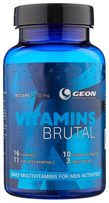 Минерально-витаминный комплекс G.E.O.N. Brutal Vitamins (90 капсул) (фото modal 2)