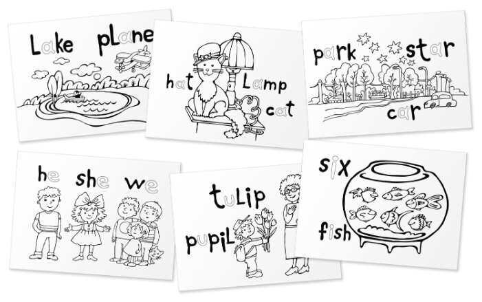 Айрис-Пресс Раскраска-игра (мини). English Spelling. Гласные буквы (фото modal 3)