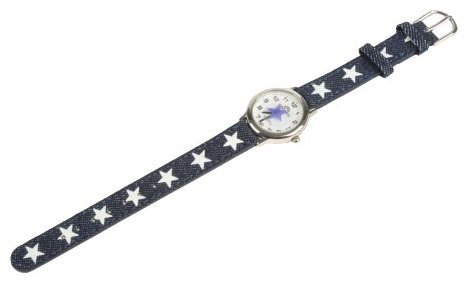 Наручные часы Радуга 106-1 темно-синий джинс звезды (фото modal 1)