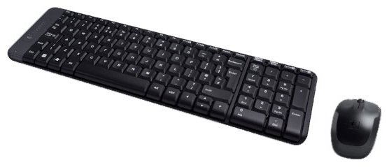 Клавиатура и мышь Logitech Wireless Combo MK220 Black USB (фото modal 3)
