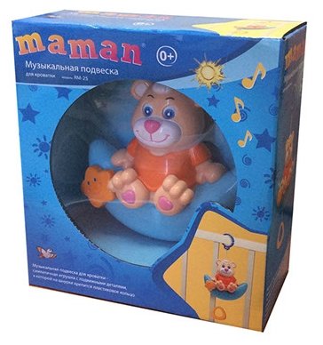 Подвесная игрушка Maman Мишка на луне (RM-25) (фото modal 2)