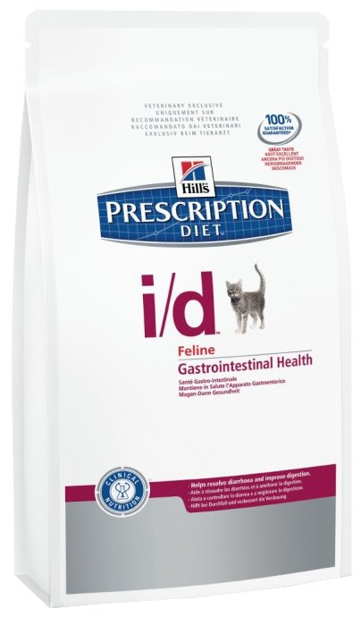 Корм для кошек Hill's (0.4 кг) Prescription Diet I/D Feline Gastrointestinal Health dry (фото modal 1)