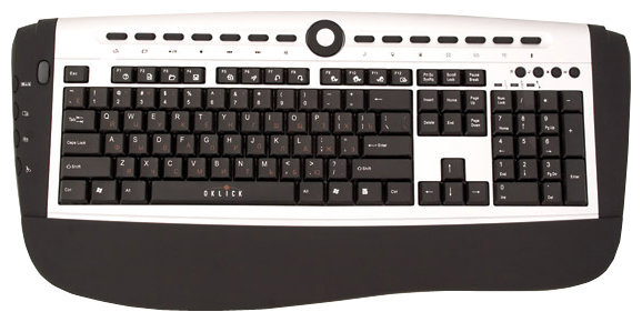 Клавиатура Oklick 360 M Multimedia Keyboard Black USB (фото modal 1)