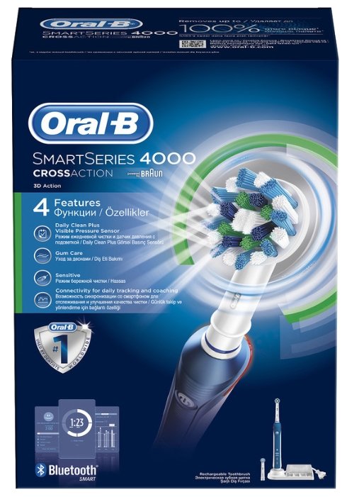 Электрическая зубная щетка Oral-B SmartSeries 4000 (фото modal 3)