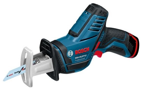 Пила BOSCH GSA 10,8 V-LI 2.0Ah x2 L-BOXX (фото modal 1)