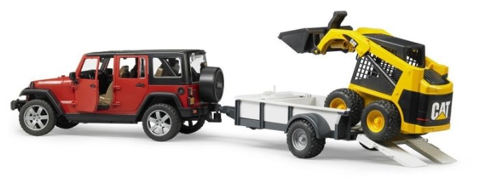 Набор техники Bruder Внедорожник Jeep Wrangler Unlimited Rubicon (02-925) 1:16 32.9 см (фото modal 2)