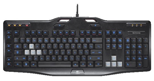 Клавиатура Logitech G Gaming Keyboard G105 Black USB (фото modal 3)