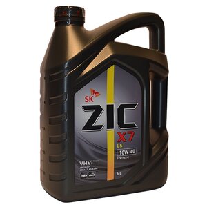 Моторное масло ZIC X7 LS 10W-40 6 л (фото modal nav 1)