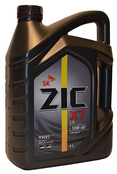 Моторное масло ZIC X7 LS 10W-40 6 л (фото modal 1)
