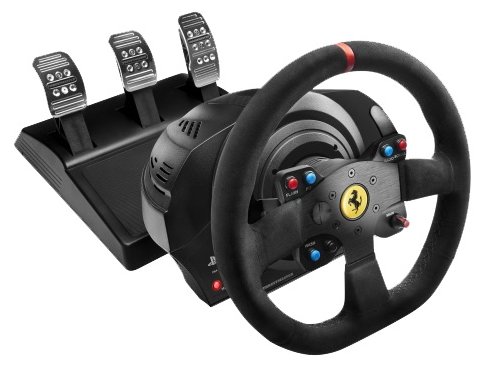 Руль Thrustmaster T300 Ferrari Integral Racing Wheel Alcantara Edition (фото modal 1)