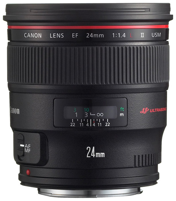 Объектив Canon EF 24mm f/1.4L II USM (фото modal 1)