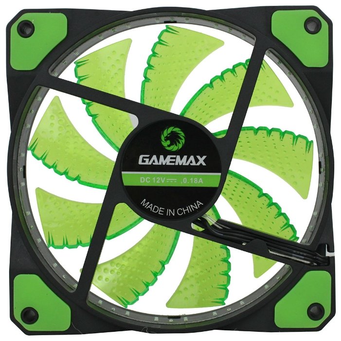Система охлаждения для корпуса GameMax Galeforce 32 x Green LED (фото modal 2)
