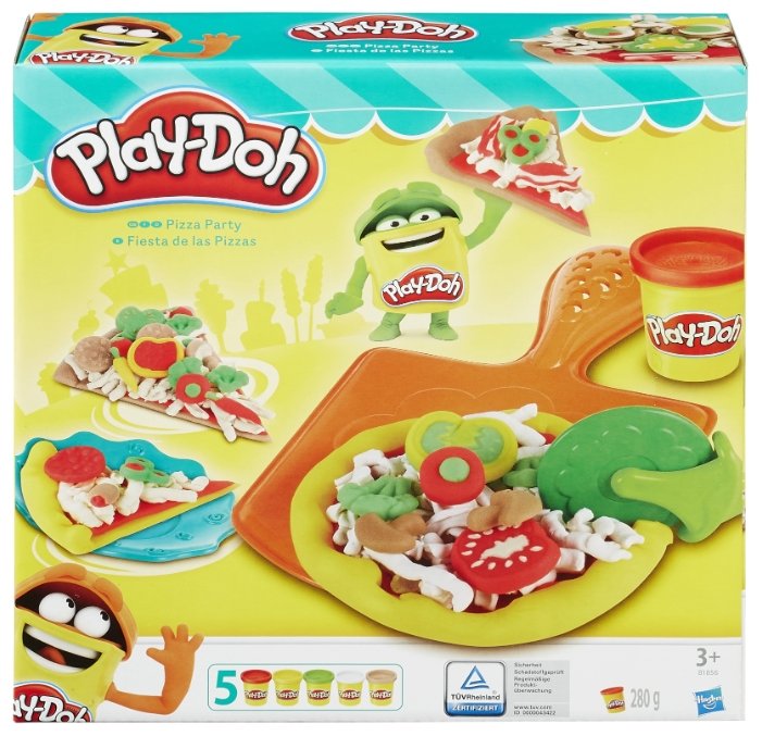 Масса для лепки Play-Doh Пицца (B1856) (фото modal 2)