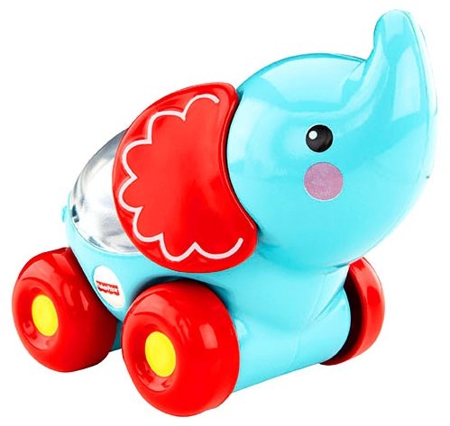 Каталка-игрушка Fisher-Price Зверюшка с прыгающими шариками (BGX29) со звуковыми эффектами (фото modal 1)