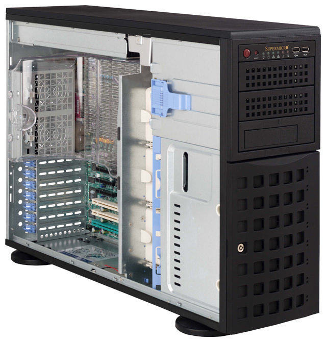 Компьютерный корпус Supermicro SC745TQ-800B (фото modal 1)