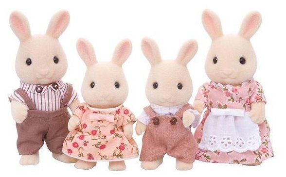 Игровой набор Sylvanian Families Семья шоколадных кроликов 3125/4150 (фото modal 1)
