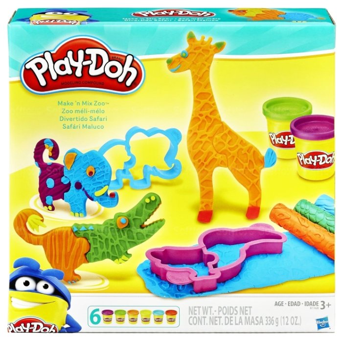 Масса для лепки Play-Doh Веселое Сафари (B1168) (фото modal 1)