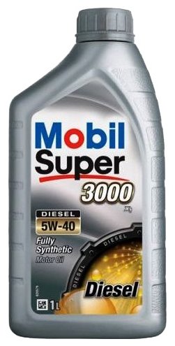 Моторное масло MOBIL Super 3000 X1 Diesel 5W-40 1 л (фото modal 1)