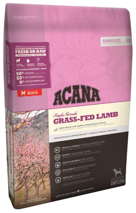 Корм для собак Acana (11.4 кг) Grass-Fed Lamb (фото modal 1)