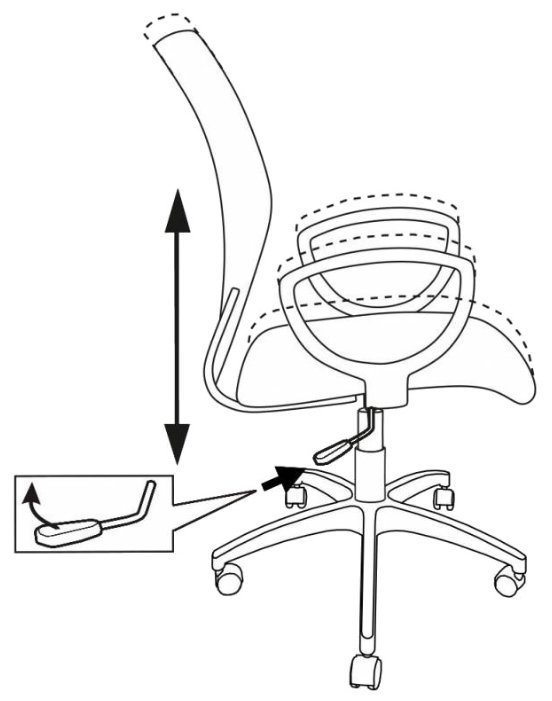 Компьютерное кресло Бюрократ CH-599AXSN (фото modal 8)