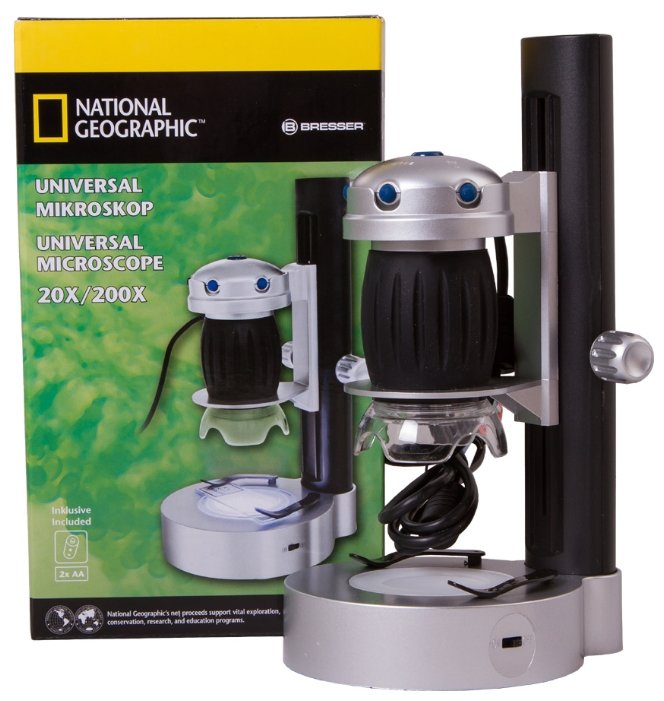 Микроскоп BRESSER National Geographic USB, со штативом (фото modal 7)