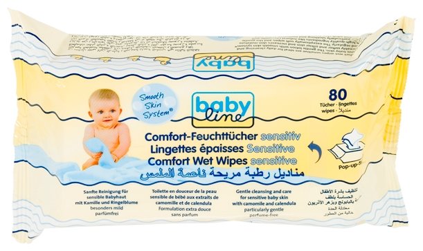 Влажные салфетки BabyLine Baby comfort Sensitive (фото modal 2)