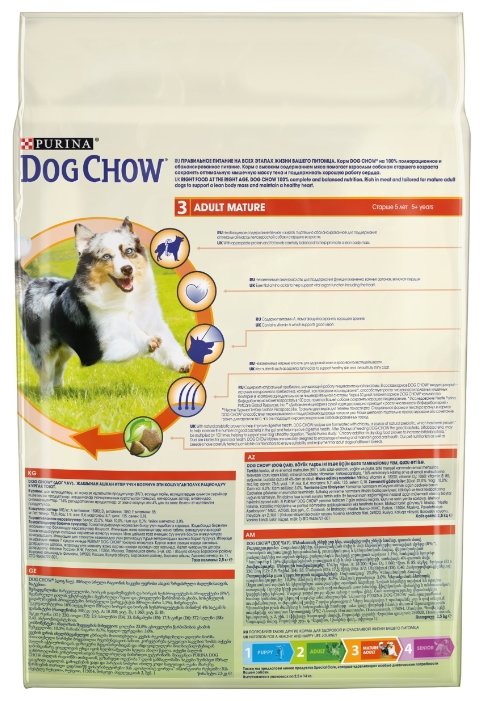 Корм для собак DOG CHOW Mature Adult с ягненком для собак старшего возраста (фото modal 3)