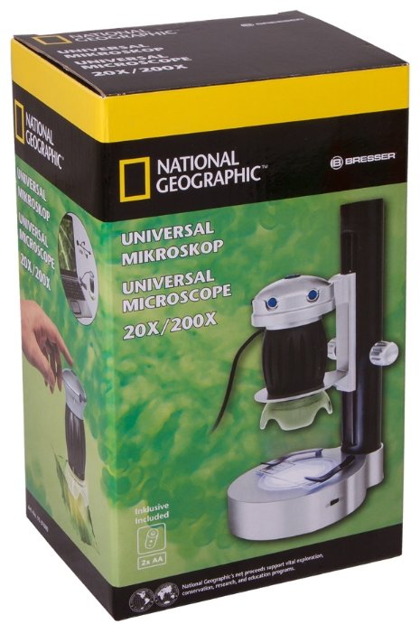 Микроскоп BRESSER National Geographic USB, со штативом (фото modal 2)