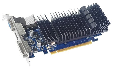 Видеокарта ASUS GeForce 210 589Mhz PCI-E 2.0 512Mb 1200Mhz 32 bit DVI HDMI HDCP (фото modal 1)