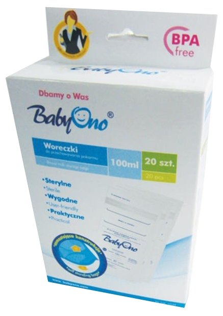 BabyOno Пакеты для хранения грудного молока 100 мл (фото modal 4)