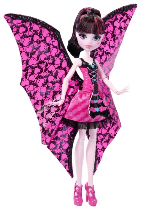 Кукла Monster High Дракулаура в трансформирующемся наряде, 26 см, DNX65 (фото modal 1)