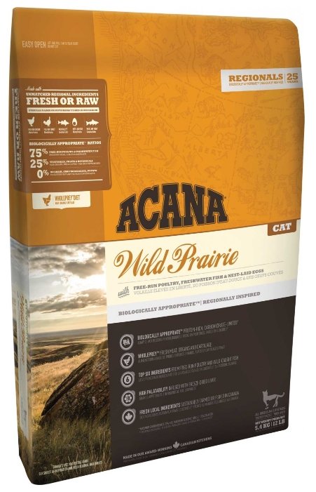 Корм для кошек Acana (5.4 кг) Wild Prairie for cats (фото modal 1)