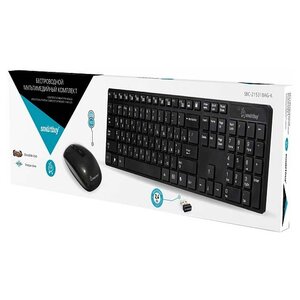Клавиатура и мышь SmartBuy SBC-215318AG-K Black USB (фото modal nav 3)