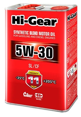 Моторное масло Hi-Gear 5W-30 SL/CF 4 л (фото modal 1)