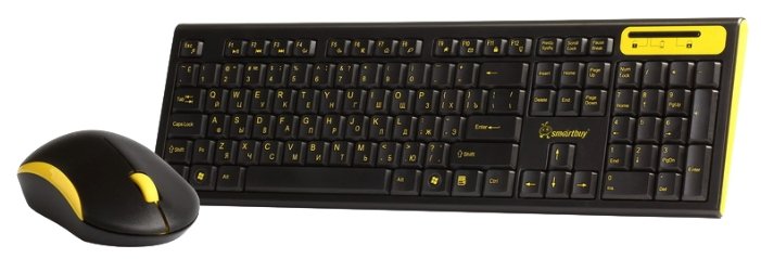 Клавиатура и мышь SmartBuy SBC-23350AG-KY Black-Yellow USB (фото modal 1)