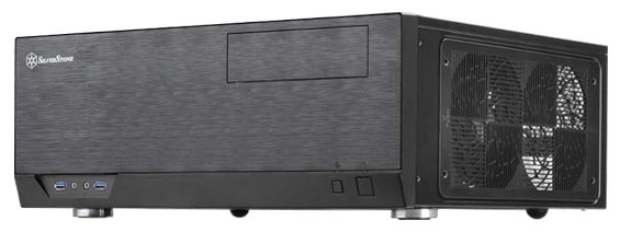 Компьютерный корпус SilverStone GD09B Black (фото modal 2)