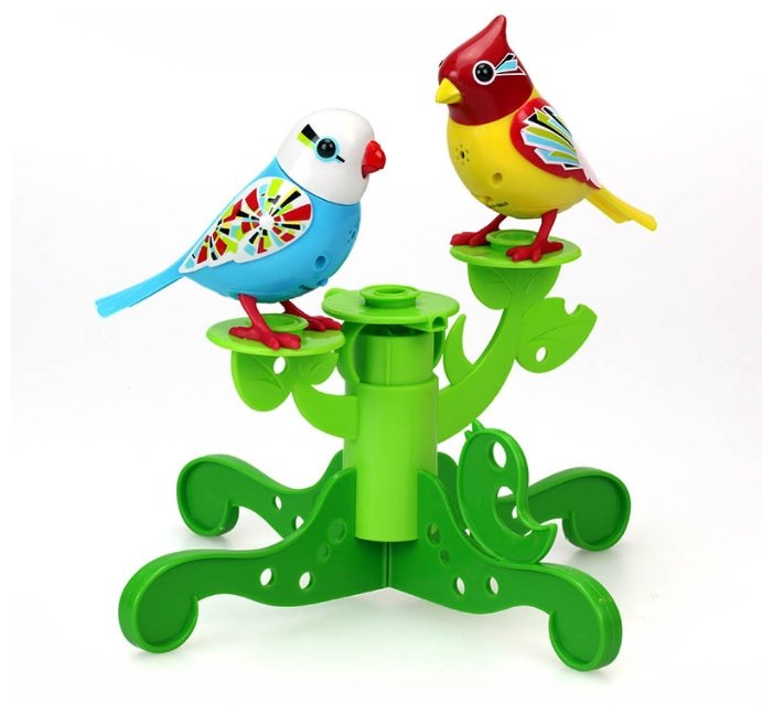 Интерактивная игрушка робот Silverlit DigiBirds Две птички с деревом (фото modal 1)