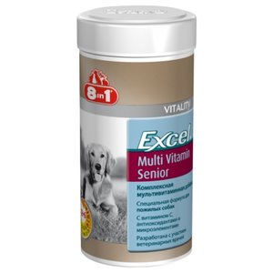 Добавка в корм 8 In 1 Excel Multi Vitamin Senior для стареющих собак, (фото modal nav 1)