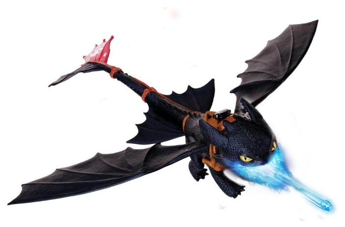 Фигурка Spin Master Dragons Большой летающий Беззубик дышит огнем 66555 (фото modal 1)