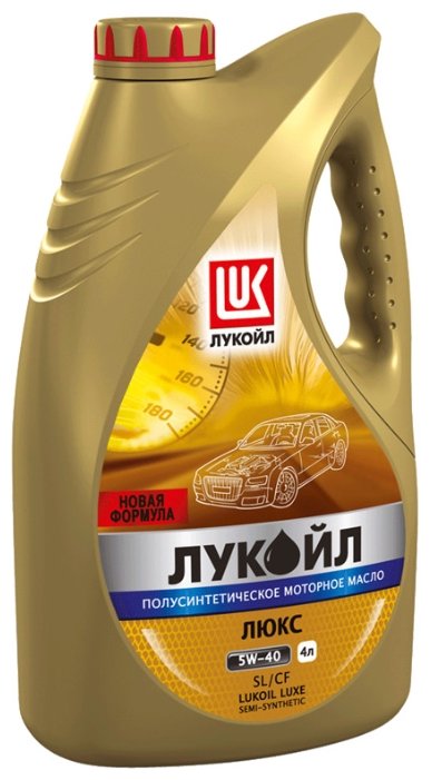 Моторное масло ЛУКОЙЛ Люкс полусинтетическое SL/CF 5W-40 4 л (фото modal 1)
