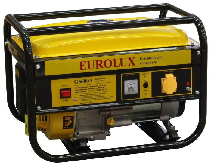 Бензиновая электростанция Eurolux G3600A (фото modal 1)