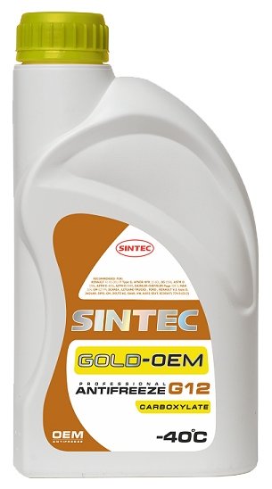 Антифриз SINTEC GOLD G12, (фото modal 1)