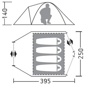 Палатка Greenell Лимерик плюс 4 (фото modal nav 7)