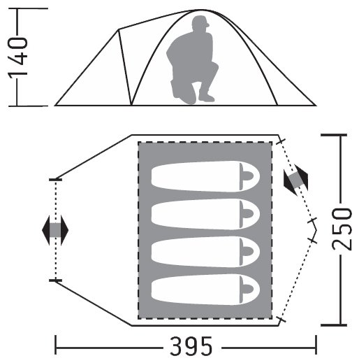 Палатка Greenell Лимерик плюс 4 (фото modal 7)