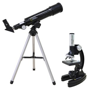 Телескоп + микроскоп BRESSER National Geographic 50/360 AZ + 300-1200x (фото modal nav 1)