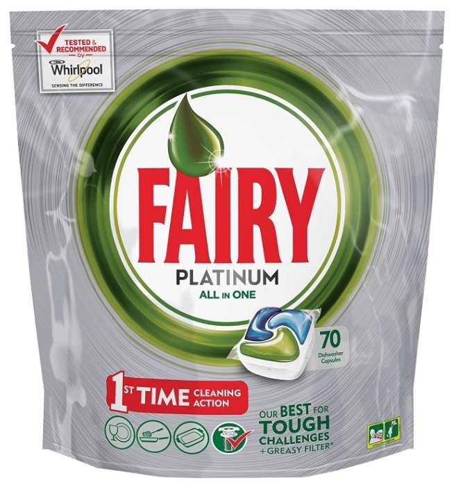Fairy Platinum All in 1 капсулы для посудомоечной машины (фото modal 7)